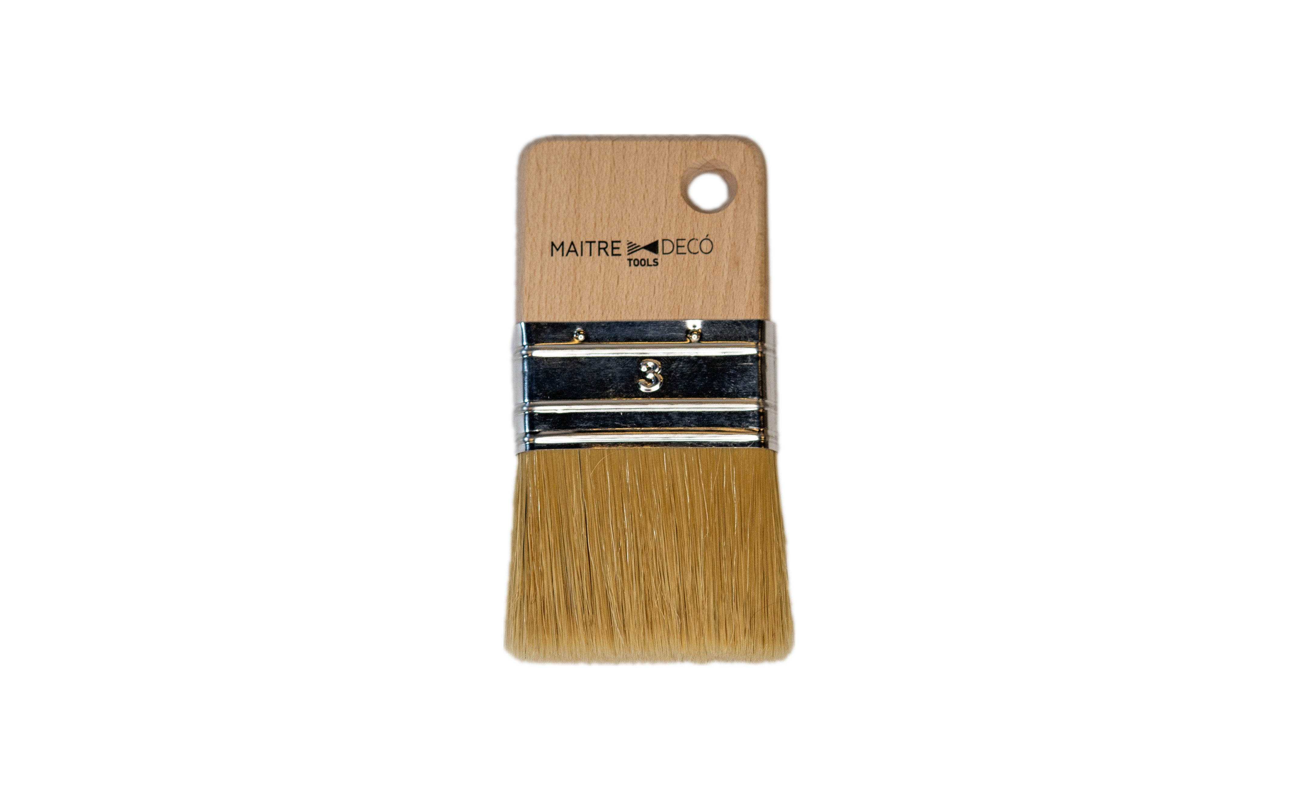 Кисть испанская MAITRE DECO TOOLS®, смешанная щетина для нанесения декоративных материалов фото 2